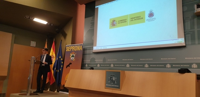 el director general de Protección Civil y Emergencias, Alberto Herrera en la presentación