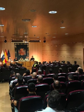 en el curso de formación sobre el Sistema Nacional de Protección Civil
