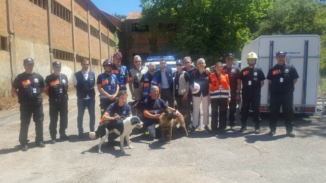 foto de los asistentes del Ejercicio Europeo “EU Cascade 2019”