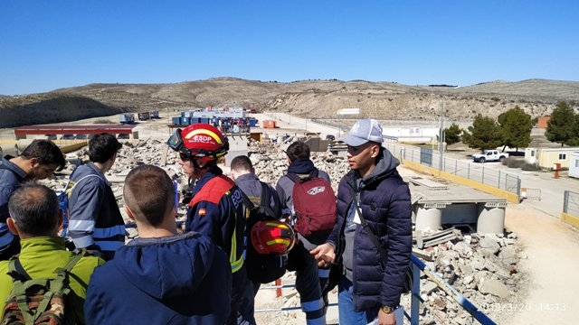 Alumnos de FP de grado medio y superior en emergencias y coordinación de Protección Civil