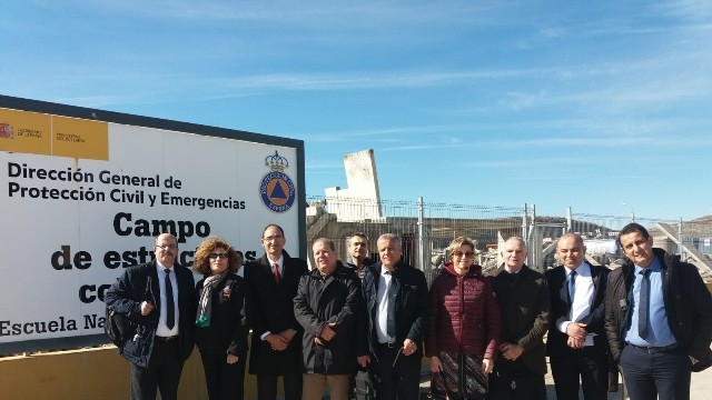 la delegación en el campo de estructuras de Protección Civil