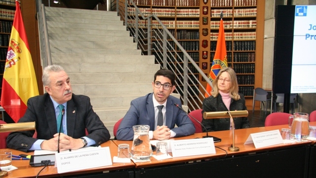 el director general de Protección Civil y Emergencias, Alberto Herrera, que ha inaugurado la Jornada