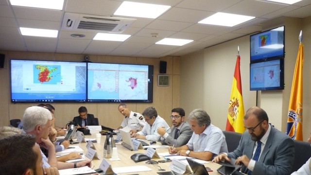 el director general de Protección Civil y Emergencias se desplaza a Llutxent para trasladar la plena colaboración y apoyo del Estado a las autoridades valencianas