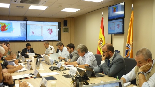 reunión de los asistentes en Llutxent