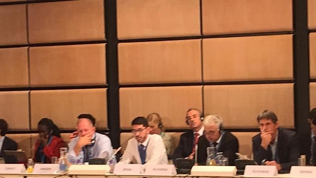 el director general de Protección Civil y Emergencias del Ministerio del Interior, Alberto Herrera en la reunión