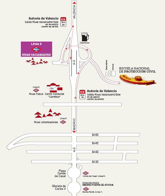 Mapa de la ubicación de la escuela