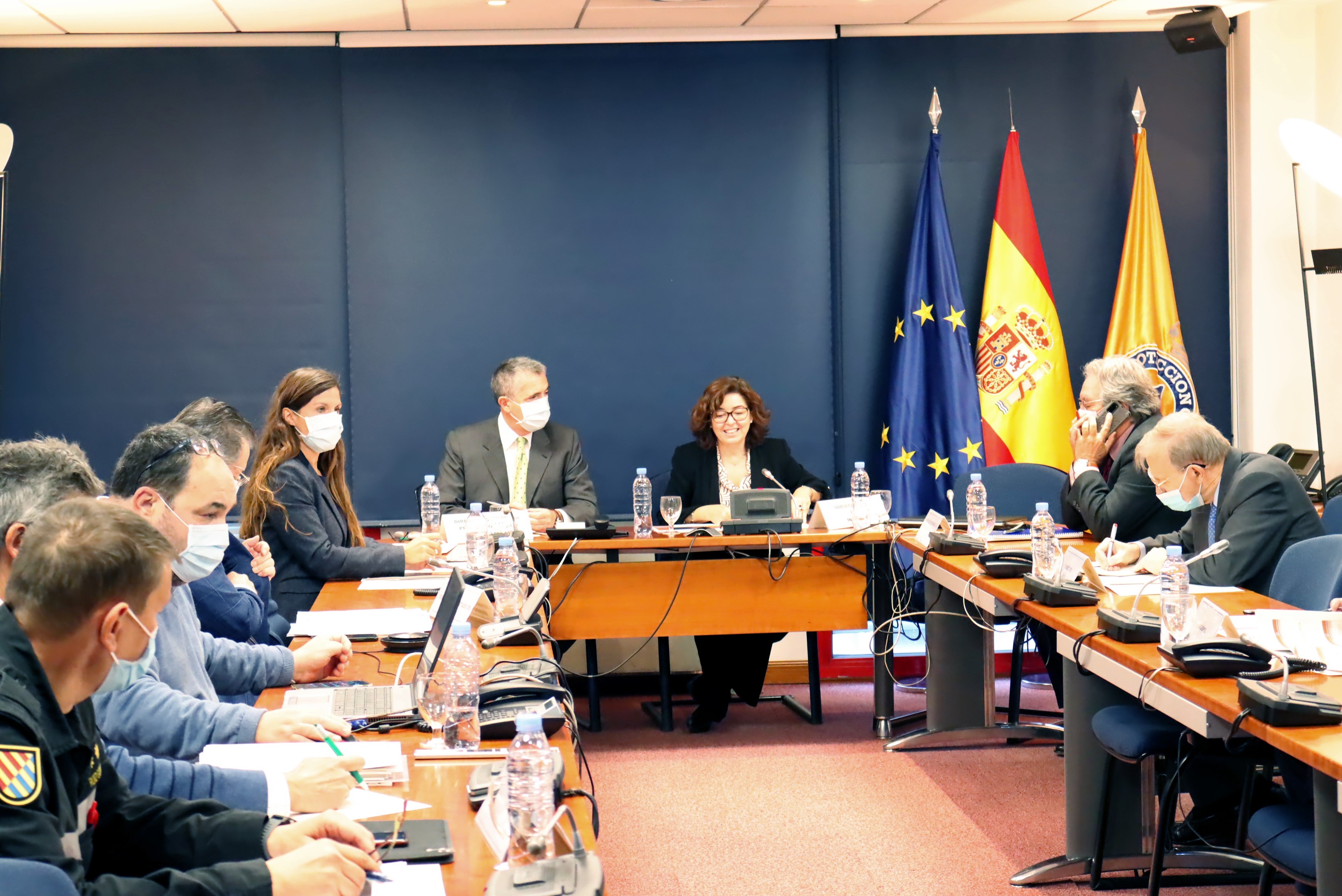 Asistentes al CECOD Incendios Forestales