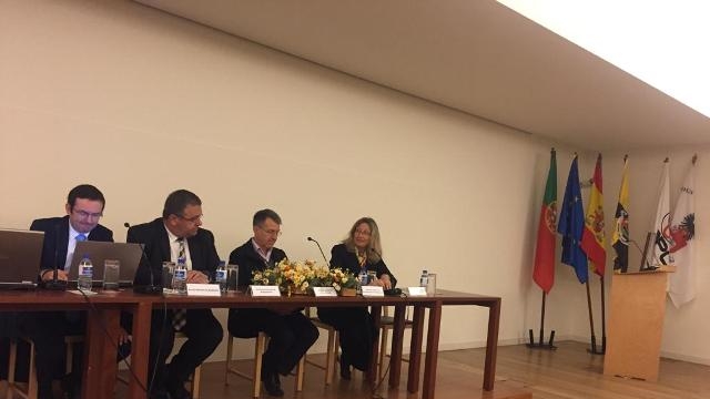 reunión con Escuela Nacional de Protección Civil de España y por la Escola Nacional de Bombeiros de Portugal