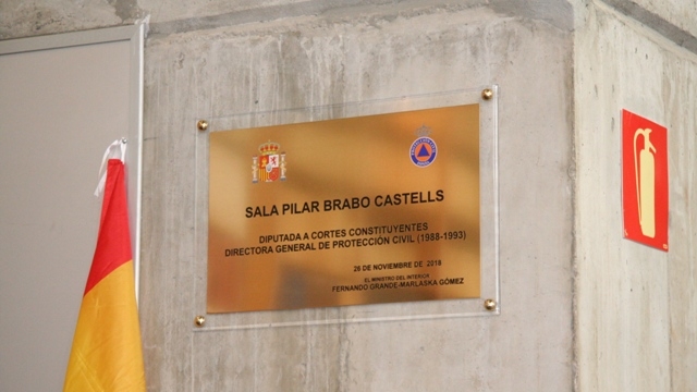Grande-Marlaska ha inaugurado una placa en recuerdo de Pilar Brabo Castells
