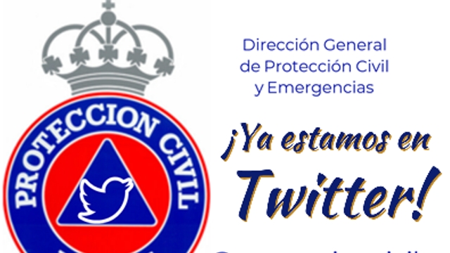 la cuenta de Twitter de Protección Civil