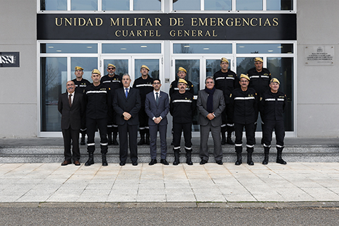Visita de la Unidad Militar
