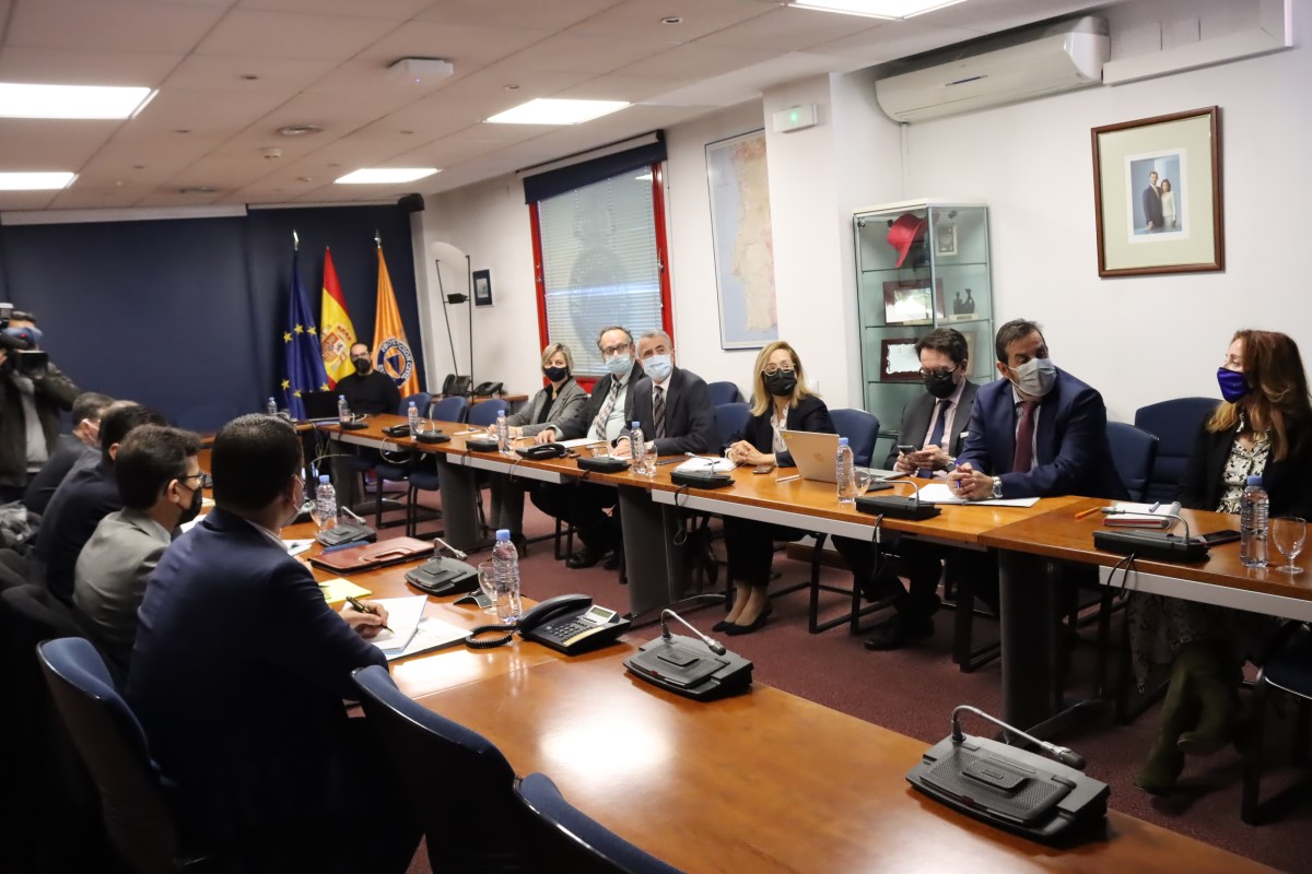 Reunión delegación Argelia y representantes de Protección Civil