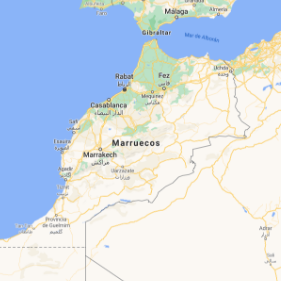 Mapa Marruecos