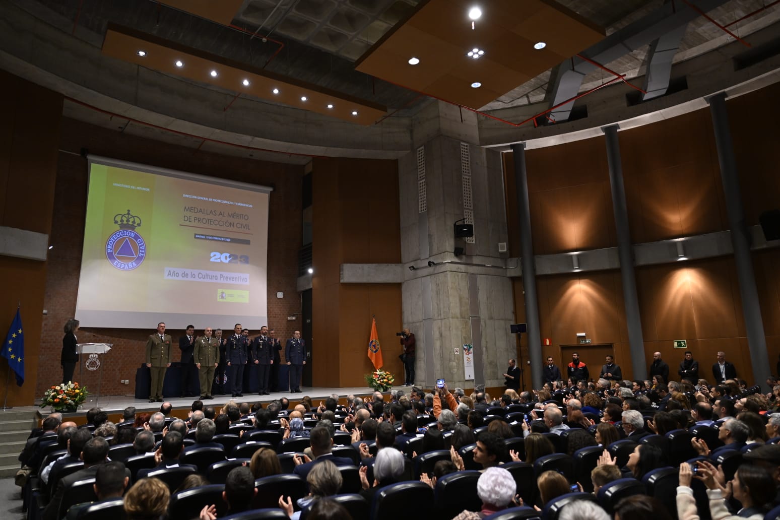 Grupo de condecorados