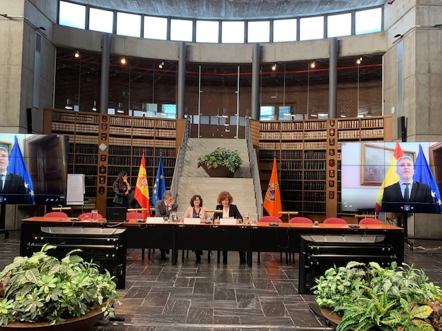 en la sala se ha contado con un saludo inicial en vídeo del ministro, Fernando Grande-Marlaska.