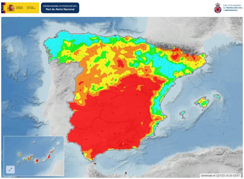 Riesgo de incendios RAN